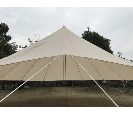 A Bell Tent Fly for Extra Protection Against the Elements - Warmer at night & Cooler during the day - to fit a 4m, 5m or 6m diameter 1-door Bell Tent only.